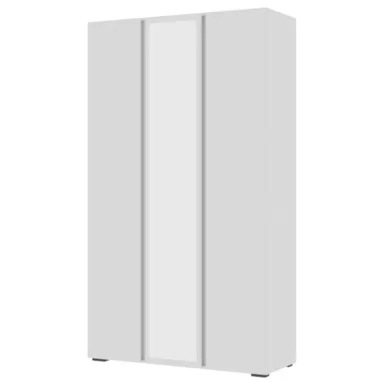 Шкаф 3х створчатый с зеркалом Хелен ШК-02 - Белый (Стендмебель)