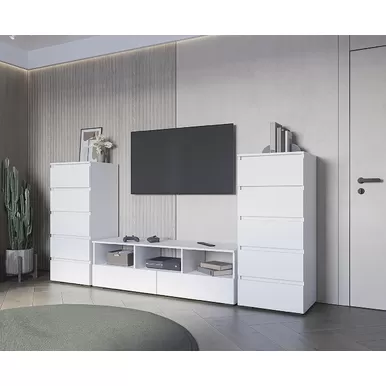 Гостиная Хелен - Комплект 3 - Белый (Стендмебель)