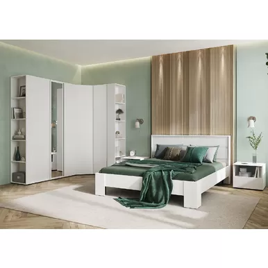 Спальня Хелен - Комплект 2 - Белый (Стендмебель)