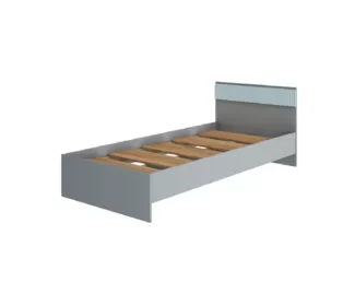 Кровать ДЖЕРСИ КР-003 - Шиншилла Серая (МК Стиль)