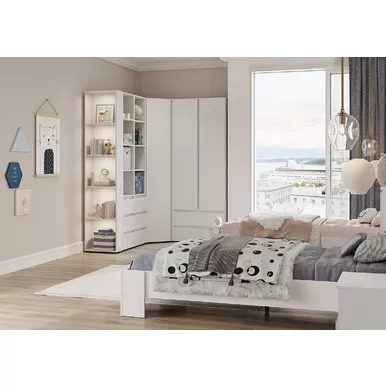 Детская Хелен - Комплект 2 - Белый (Стендмебель)