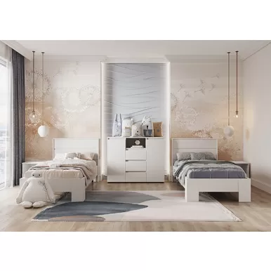 Детская Хелен - Комплект 3 - Белый (Стендмебель)