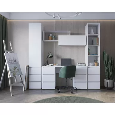 Детская Хелен - Комплект 5 - Белый (Стендмебель)