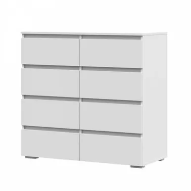 Комод Хелен КМ-04 (8 ящиков) - Белый (Стендмебель)