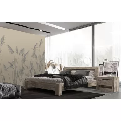 Спальня Ривьера - Комплект 2 - Дуб Юкон/Бетон тёмный (МИФ)