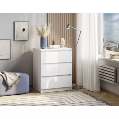 Комод Симпл КМ-01 - Белый (BTS)