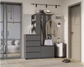 Прихожая Симпл ПР-04 - Графит (BTS)