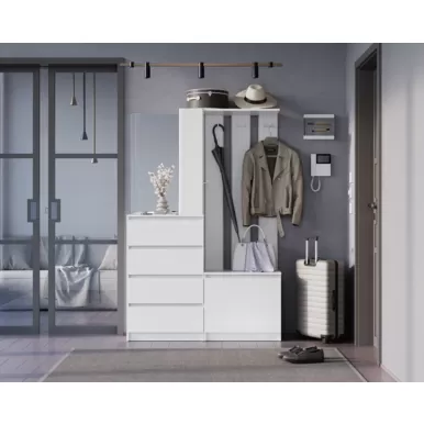 Прихожая Симпл ПР-04 - Белый (BTS)