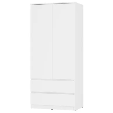 Шкаф 2-х створчатый Симпл ШК-03 - Белый (BTS)