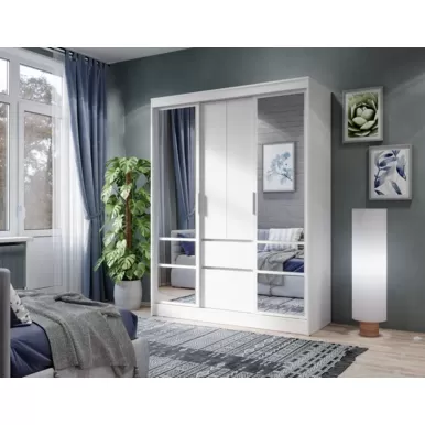 Шкаф-купе Симпл ШКК-06 - Белый (BTS)