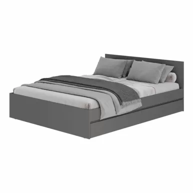 Кровать 1,6 м Симпл КР-17 - Графит (BTS)