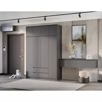 Модульная прихожая Симпл - Графит (BTS)