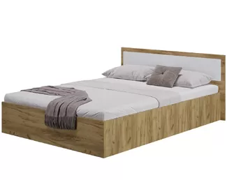 Кровать 1,4м Евро - Белый / Крафт (BTS)