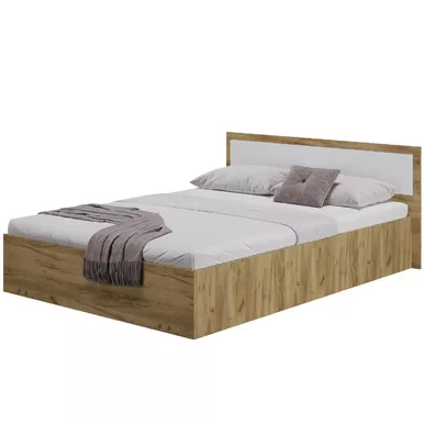 Кровать 1,4м Евро - Белый / Крафт (BTS)