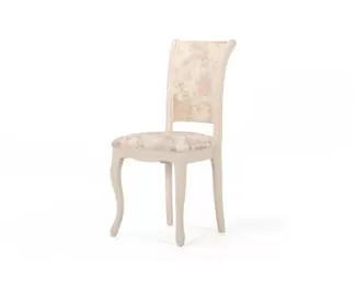 Стул Белла  - Слоновая кость/Игуана серебро (Столлайн)