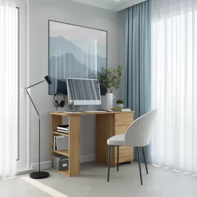 Стол 3 ASTI - Дуб золотой крафт (Горизонт)