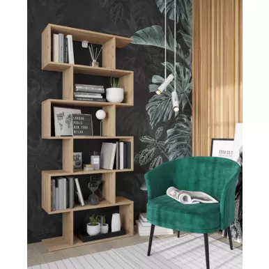 Стеллаж 2 ASTI - Дуб крафт золотой (Горизонт)