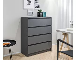 Комод Аванта 800 - Графит (Рикко)