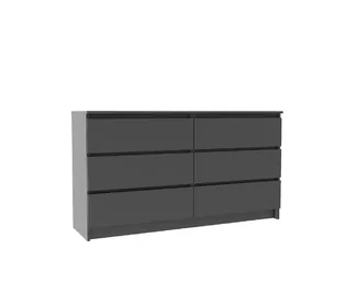 Комод Аванта 1380 - Графит (Рикко)