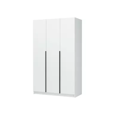 Шкаф 3-х створчатый Лион ШК-02 - Белый шагрень (Стендмебель)