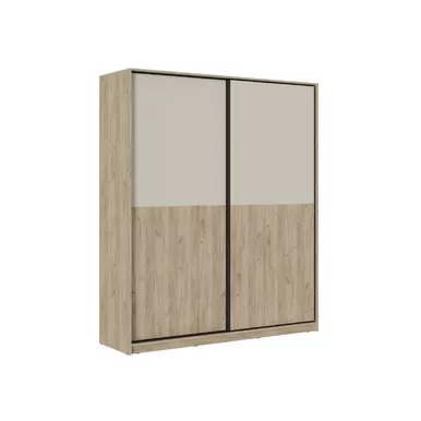 Шкаф-купе Бохо ШК-005 - Дуб крафт серый / Кашемир (МК Стиль)