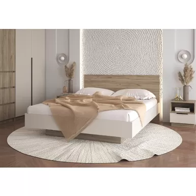 Спальный гарнитур Бохо - Дуб Крафт серый / Кашемир (МК Стиль)