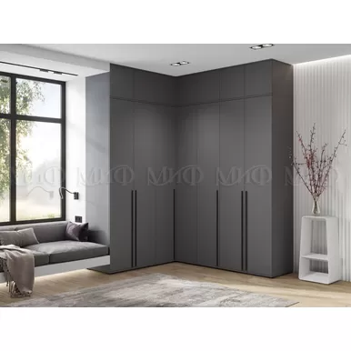 Шкафы Норд (Модульная композиция 1) - Графит (МИФ)