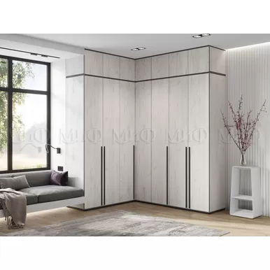 Шкафы Норд (Модульная композиция 1) - Дуб Крафт белый (МИФ)