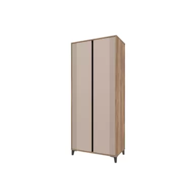 Шкаф 2-х дверный Богемия - Дуб Барокко / Бежевый