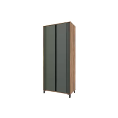 Шкаф 2-х дверный Богемия - Дуб Барокко / Зелёный