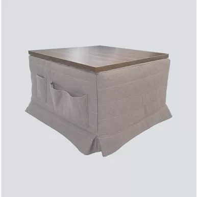 Пуф-трансформер - Рогожка бежевая/Ясень Шимо темный (Мелодия сна)