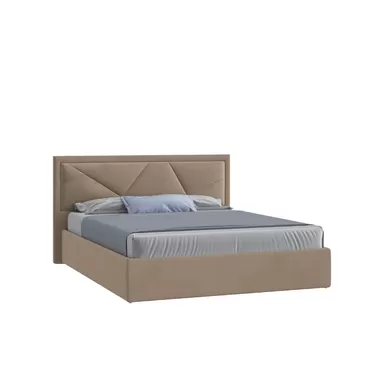 Кровать Мартин 140х200 - Микровелюр капучино (Мелодия сна)