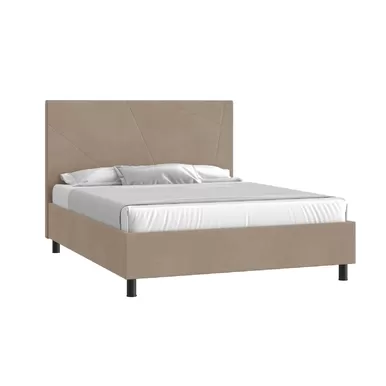 Кровать Мальта 180х200 - Микровелюр капучино (Мелодия сна)