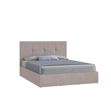 Кровать Твист 120х200 - Микровелюр бежевый (Мелодия сна)