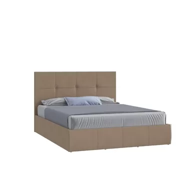 Кровать Твист 120х200 - Микровелюр капучино (Мелодия сна)