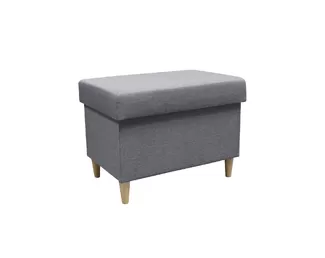 Пуф Стоун - Рогожка серая (М-Стиль)