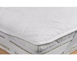 Наматрасник стеганый на синтепоне (однотонный) на резинке NM-05 130х200 (Мелодия сна)