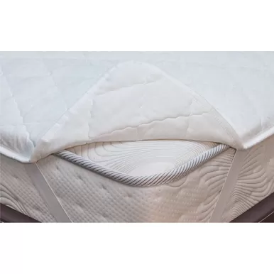 Наматрасник стеганый с льняным термоволокном на резинке NM-15 80х200 (Мелодия сна)