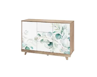 Комод Мегаполис КМ-15 - Фотопечать Эвкалипт/Дуб каньон (BTS)