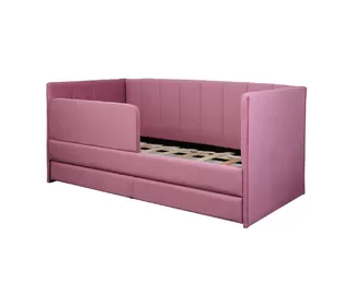 Кровать Хагги 1600х800 - Велюр розовый (М-Стиль)