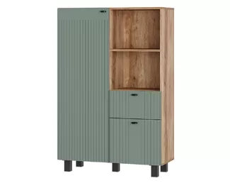 Шкаф Олива ШК-16 - Эвкалипт софт MF12/Дуб каньон (BTS)