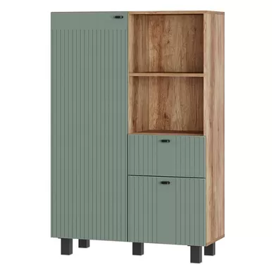 Шкаф Олива ШК-16 - Эвкалипт софт MF12/Дуб каньон (BTS)