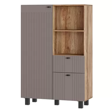 Шкаф Олива ШК-16 - Муссон софт MF14/Дуб каньон (BTS)