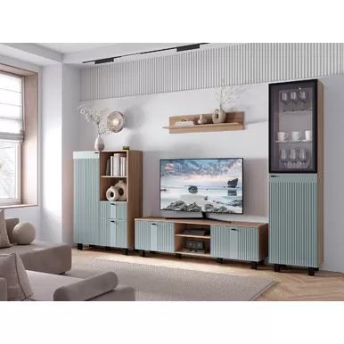 Гостиная Олива - Комплект 1 - Шарли бриз MF11/Дуб Каньон (BTS)