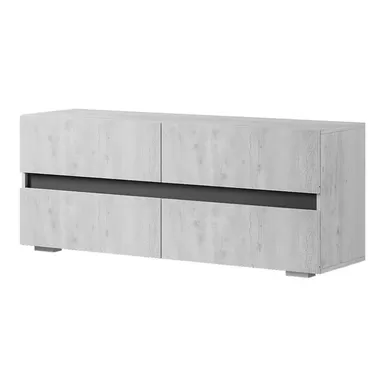 Тумба под ТВ Мрия ТБ-07 - Бетон Пайн светлый/Графит (BTS)