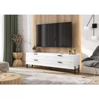 Тумба ТВ Асти ТБ-002 - Белый / Белый глянец (МИФ)