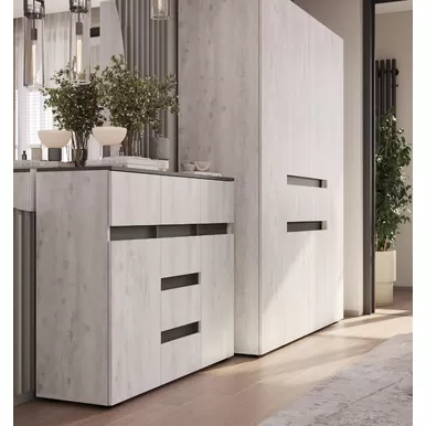 Гостиная Мрия - Комплект 5 - Бетон Пайн светлый/Графит (BTS)