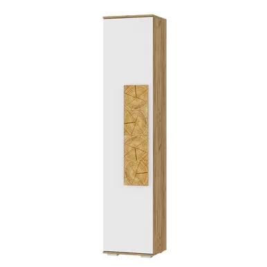 Пенал Тиволи ПН-01 - Белый/Фотопечать «Текстура дерева»/Крафт (BTS)