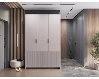 Шкаф 3-х створчатый Пандора ШК-06 - Айриш MF03/Кашемир (BTS)