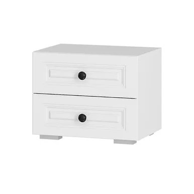 Тумба прикроватная Софт ТБ-12 - Эмаль белая F26/Белый (BTS)